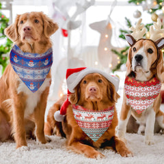 Weewooday Christmas bandanas for dogs pack provides stylish options for holiday events.