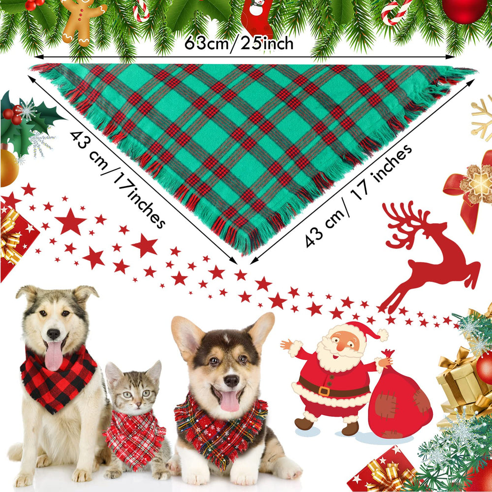 Weewooday Christmas dog bandana snowflake pattern detail for holiday charm