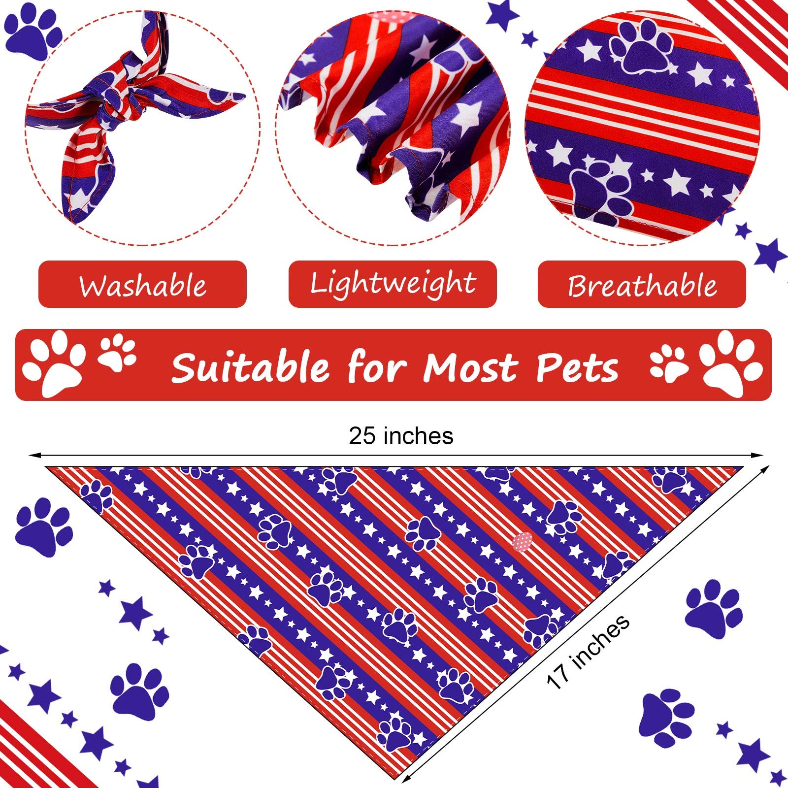 Weewooday Christmas dog bandana wear adds a bright festive accessory for large dogs.