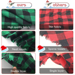 Weewooday Christmas dog bandana worn by a dog for real-life festive wear