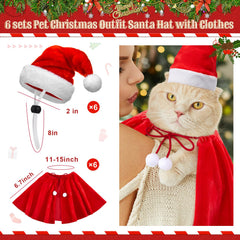 Weewooday Christmas pet cape with adjustable strap for comfortable, customizable fit