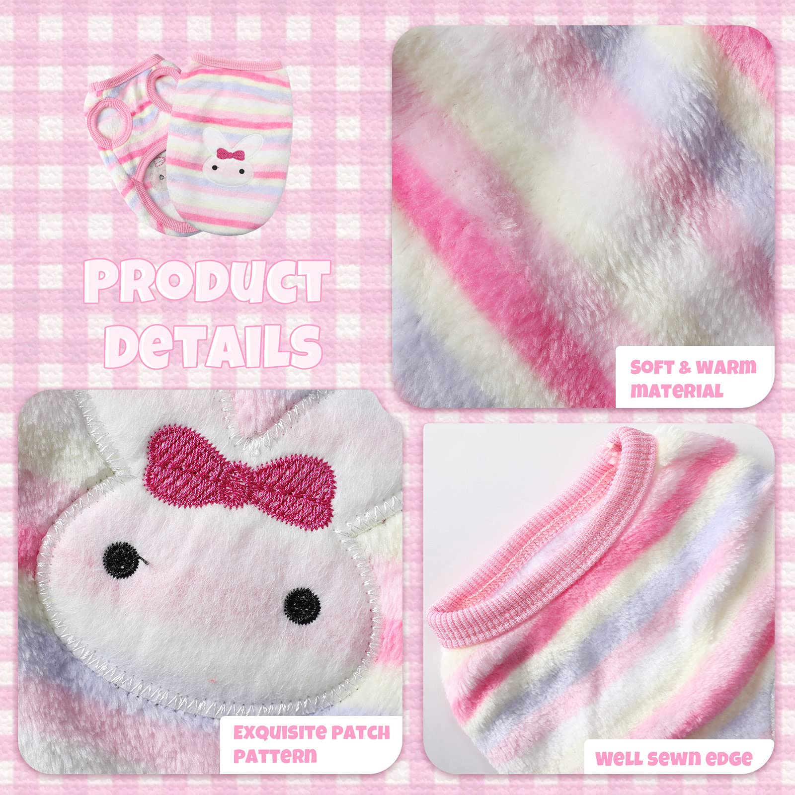 Weewooday colorful caterpillar sweater adds playful charm to walks.