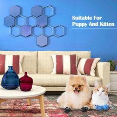 Weewooday dog boots anti-slip-bottom reduce slips on slick floors.