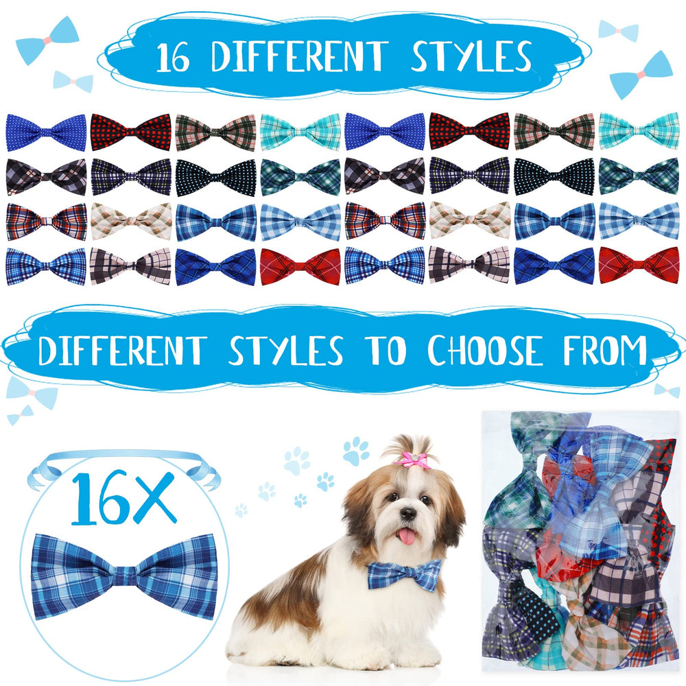 Weewooday dog bow tie Hawaiian style bright colors for festive occasions