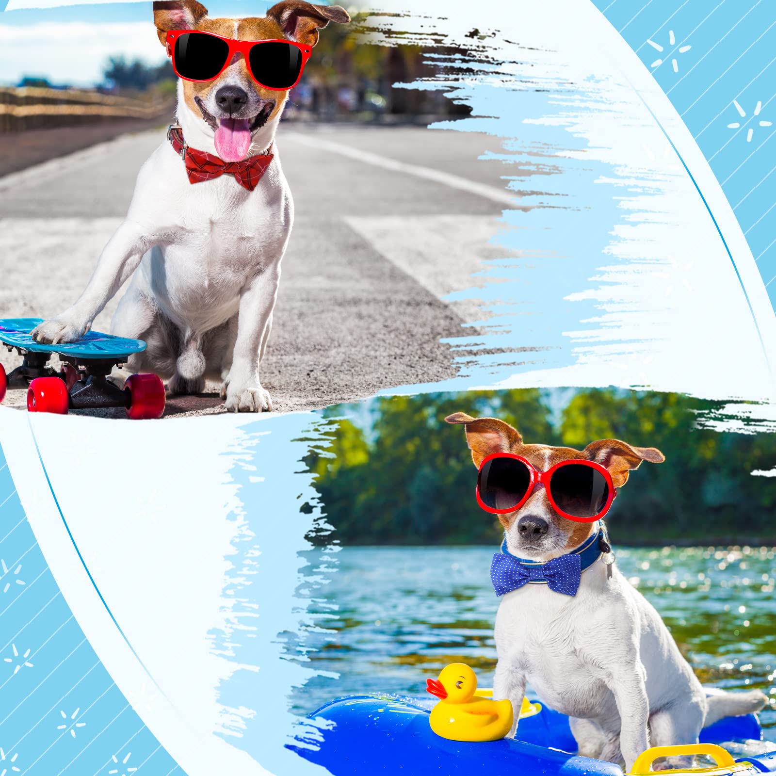 Weewooday dog collar bows enhance grooming and everyday charm