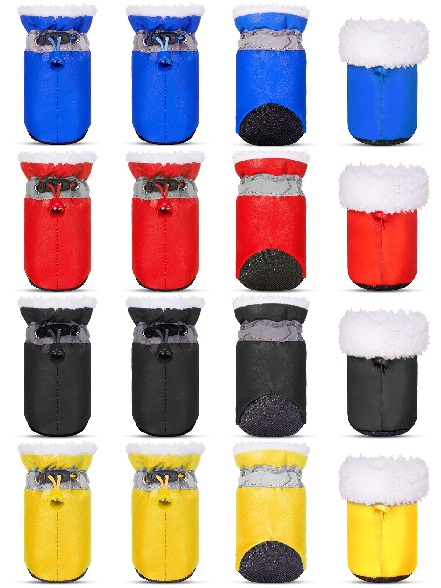 Weewooday dog shoes blue waterproof outer keeps paws dry in rain.