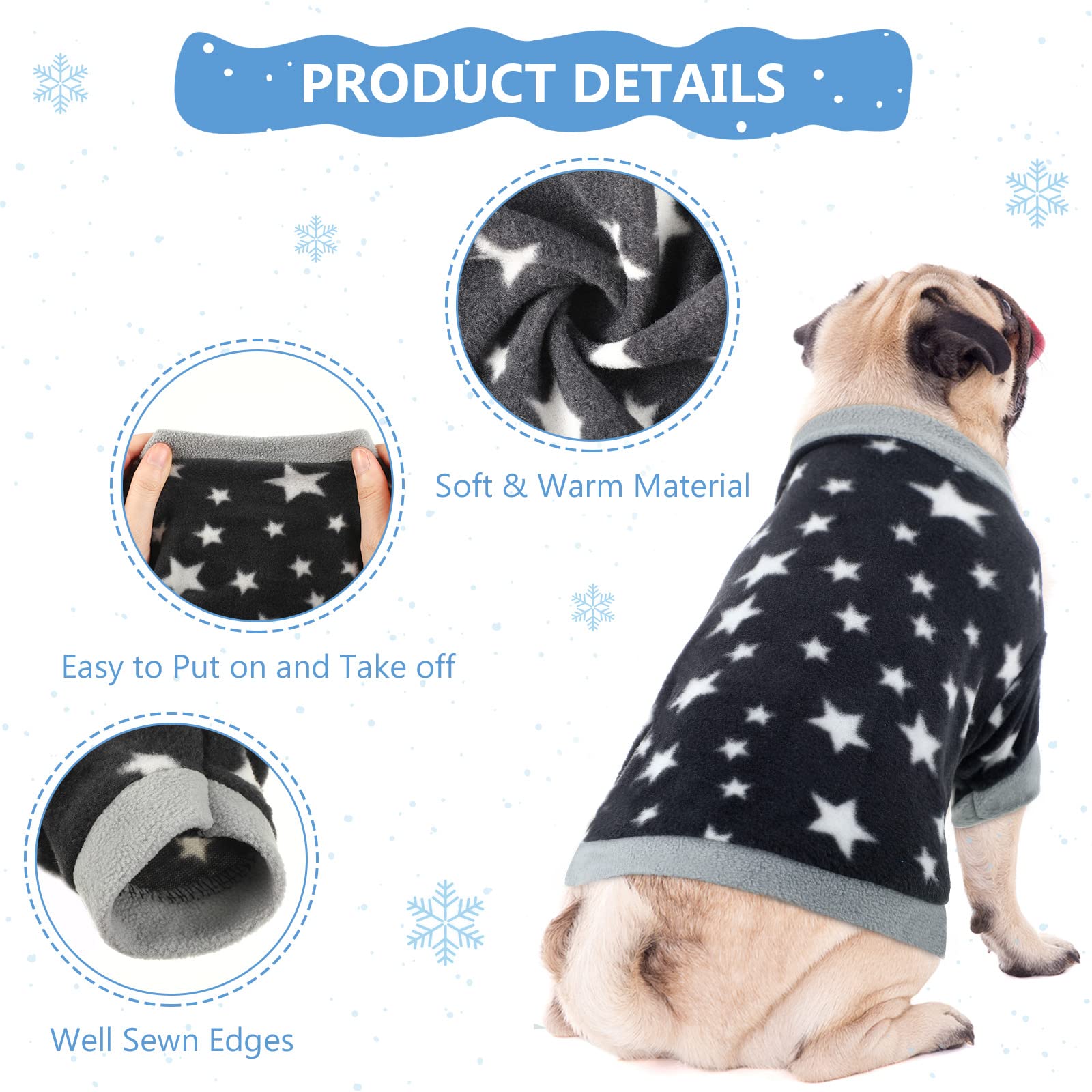 Weewooday dog sweaters with holiday patterns ideal for festive photos and celebrations.