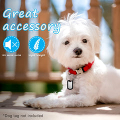 Weewooday dog tag silencer assembly disassembly demonstrates easy on-off for quick changes