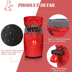 Weewooday drawstring adjustable fit demonstrated on a small dog for secure wear
