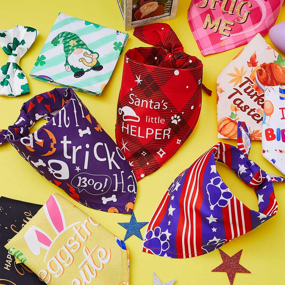Weewooday Easter dog bandana pattern for playful spring outfits.