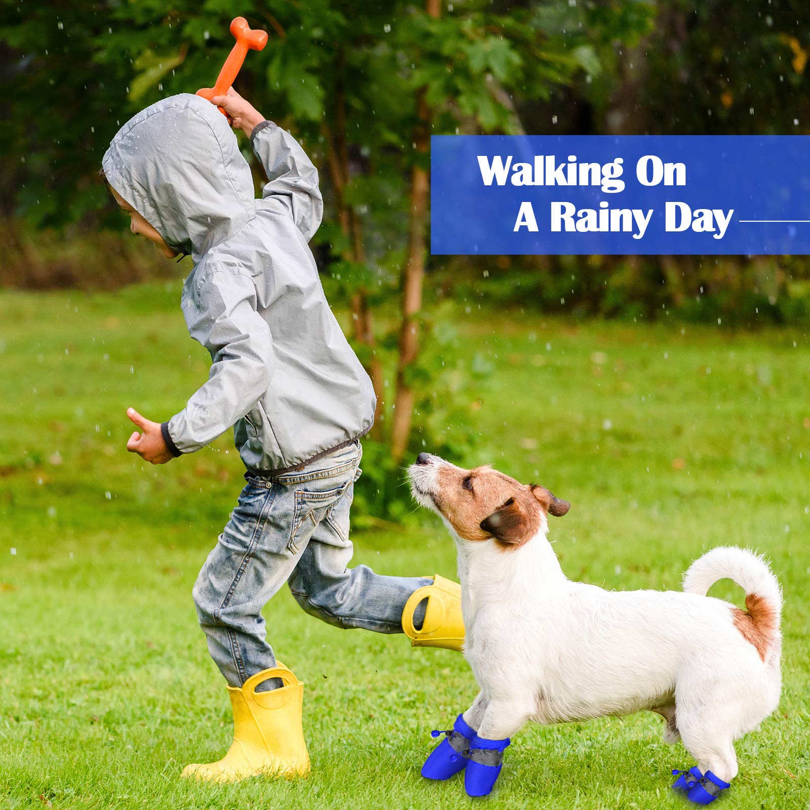 Weewooday easy-wash dog shoes ready for quick cleaning after adventures