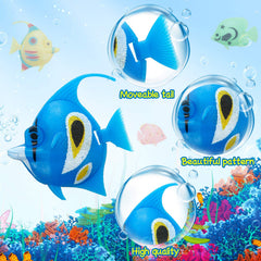 Weewooday artificial moving fish ornament tank-02 highlights tiny swimmers for enhanced ambience.