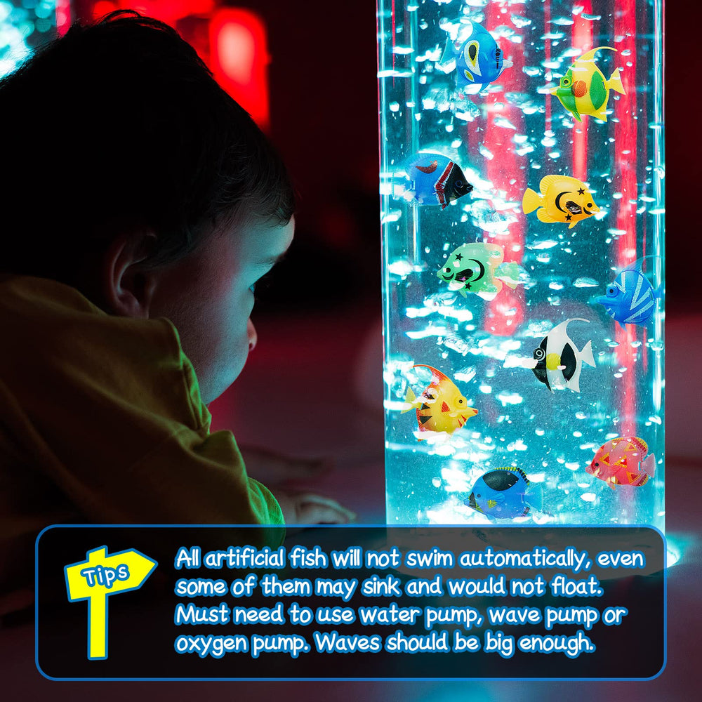Weewooday moving fish ornament tank-03 creates dynamic focal points in freshwater aquariums.