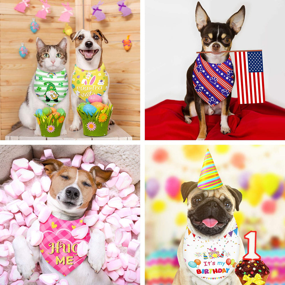 Weewooday Hawaii-themed dog bandana offers tropical style for sunny moments.