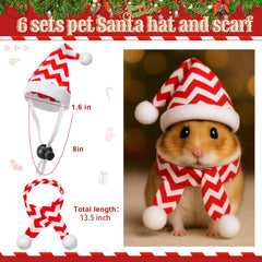 Weewooday Santa hat on cat with lightweight cozy feel for festive photos