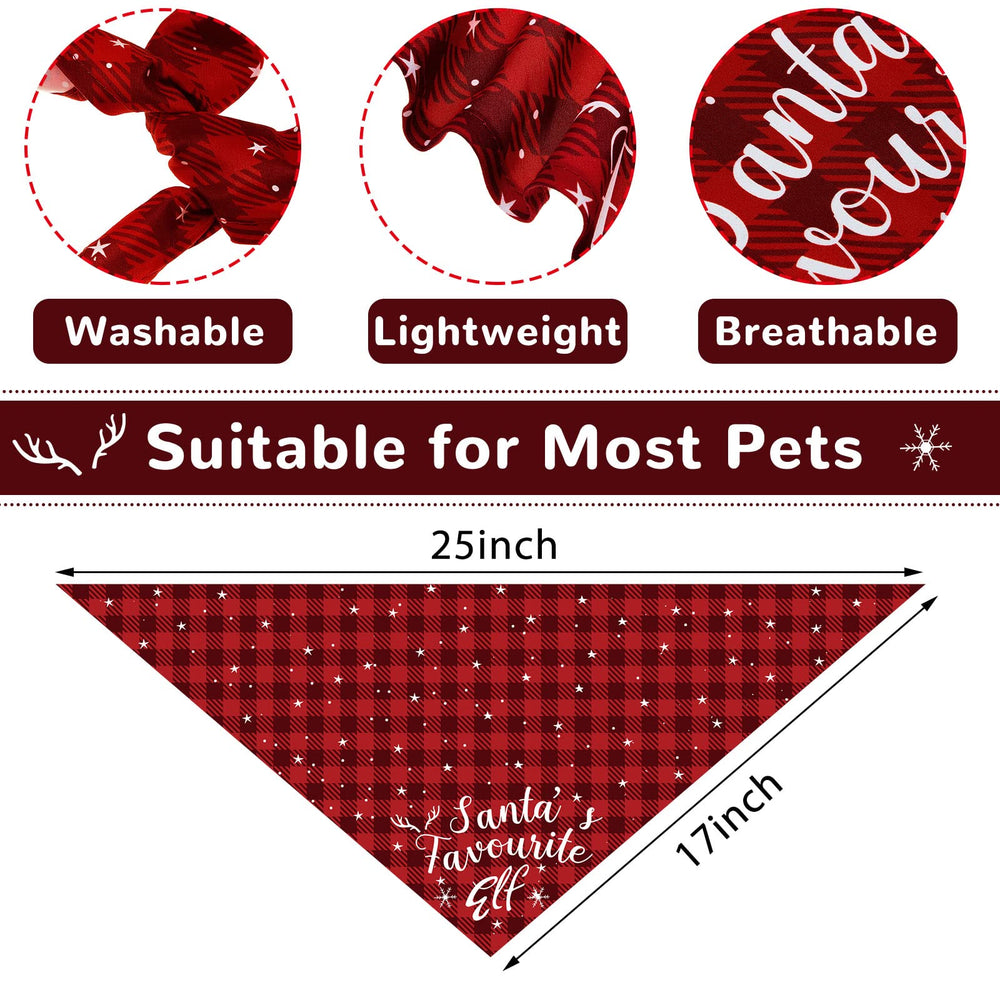 Weewooday multi-theme dog bandanas offer varied holiday outfits.