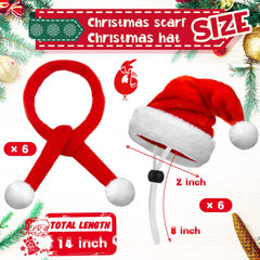Weewooday Santa hat with adjustable chin strap secures during playful wear