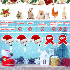 Weewooday Santa hat for dog provides lightweight, comfortable holiday wear.