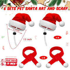 Weewooday Santa hat for cat highlights holiday style with secure fit.
