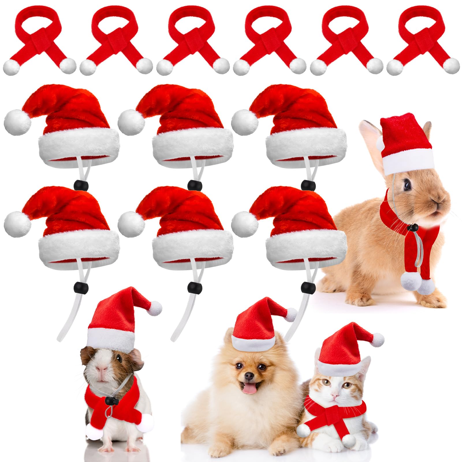 Weewooday Santa hat for chicken adds festive charm for pet photos.