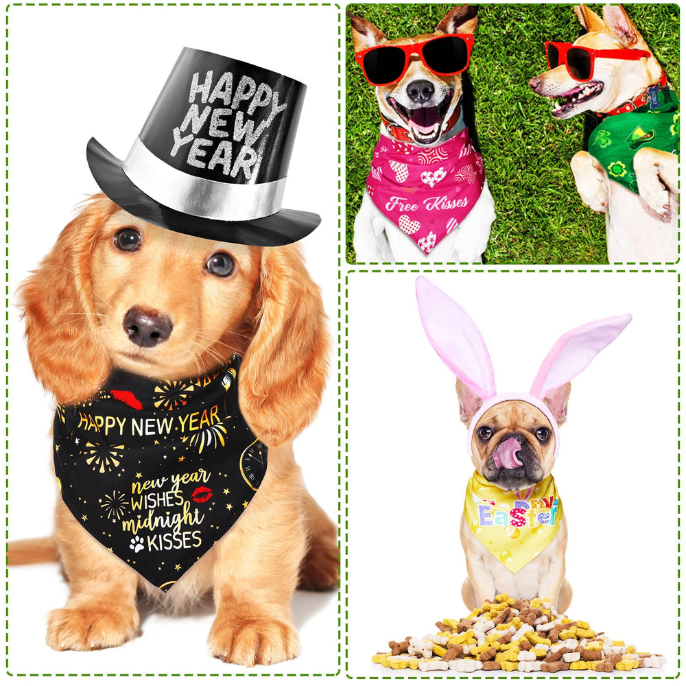 Weewooday washable reusable dog bandana for easy care.