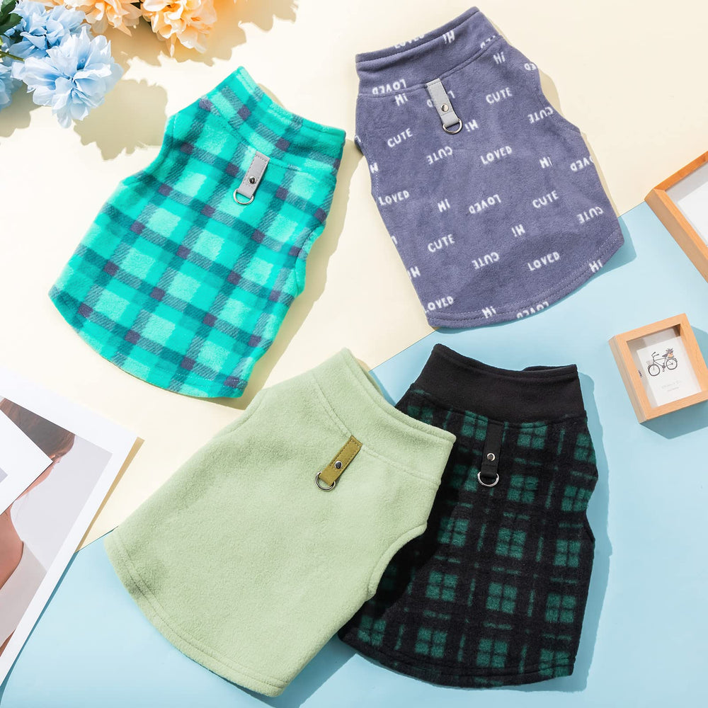 Weewooday soft fleece texture keeps pets warm without restricting movement.