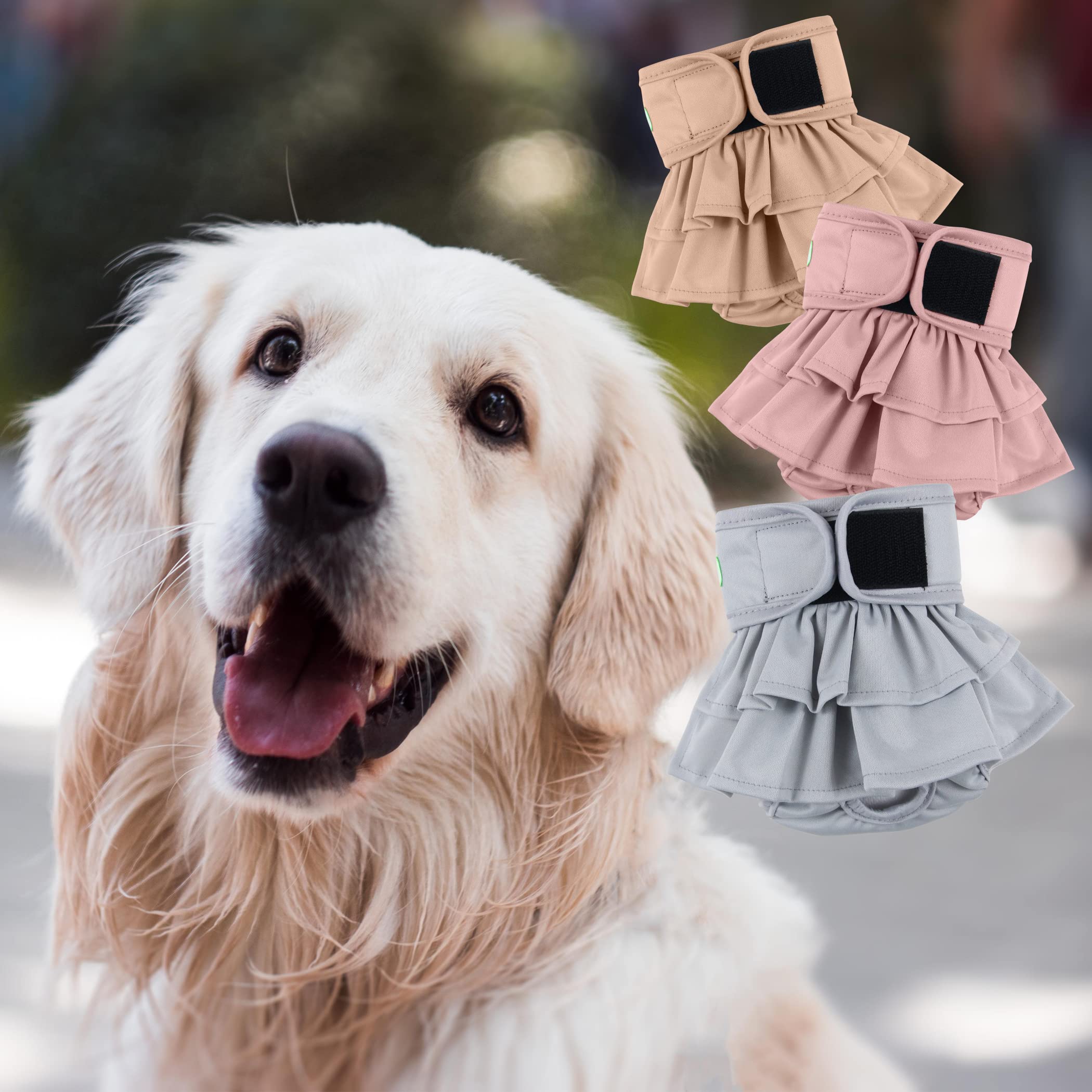 Wegreeco dog diapers female small pack skirt design adds style while staying practical.