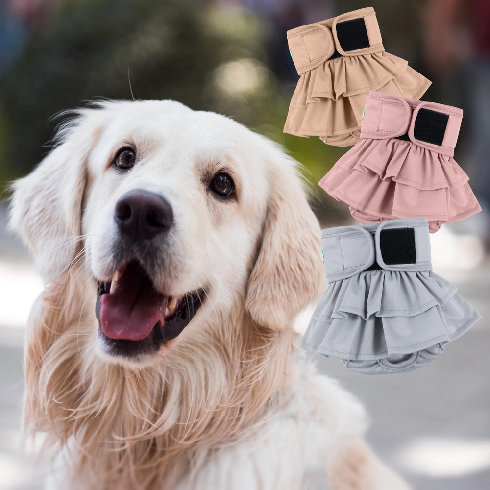 Wegreeco dog diapers female small pack skirt design adds style while staying practical.