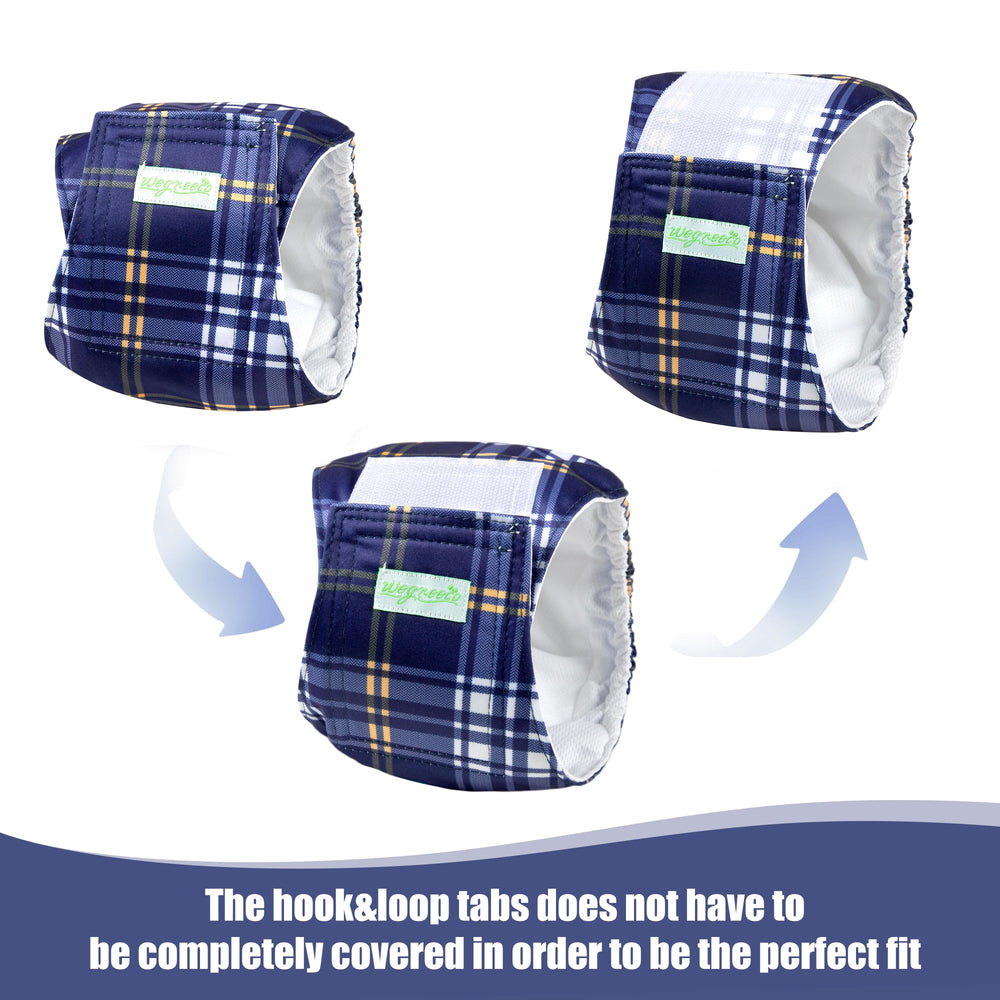 Wegreeco dog wraps soft inner layer keeps skin dry during wear.