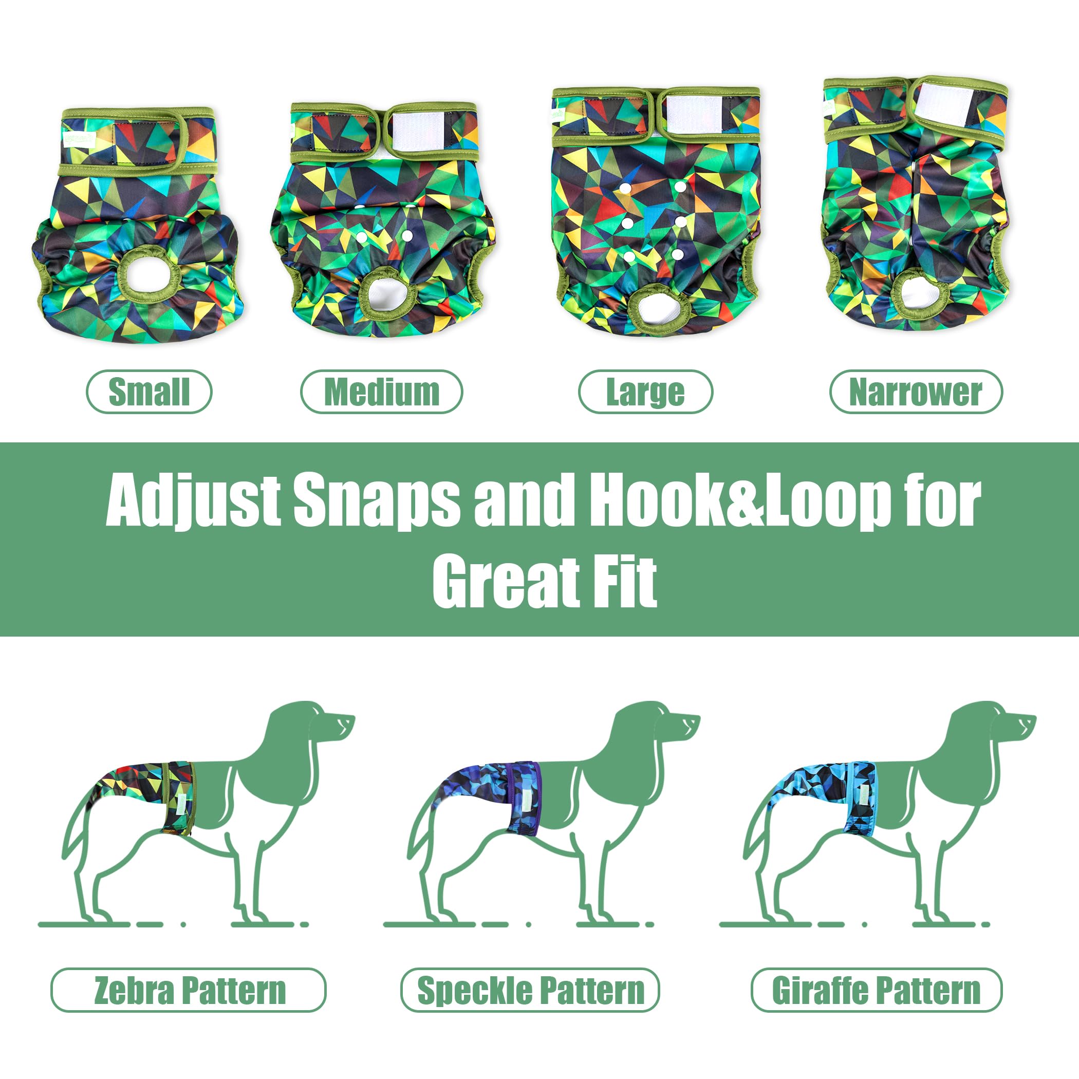 Wegreeco reusable pad provides strong absorption against accidents.
