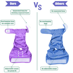 Wegreeco soft material dog diaper closeup emphasizes comfortable wear