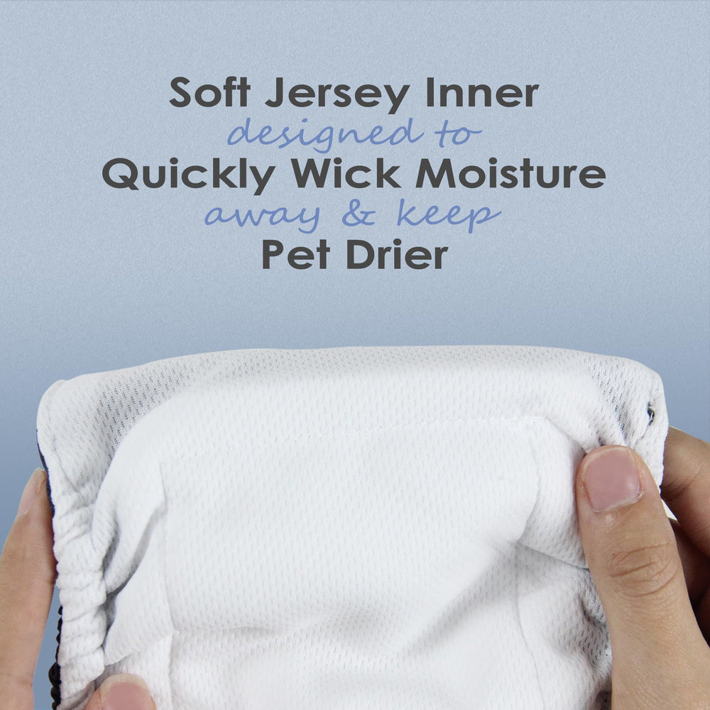 Wegreeco inner-soft fabric belly band showing comfortable, non-crinkly texture