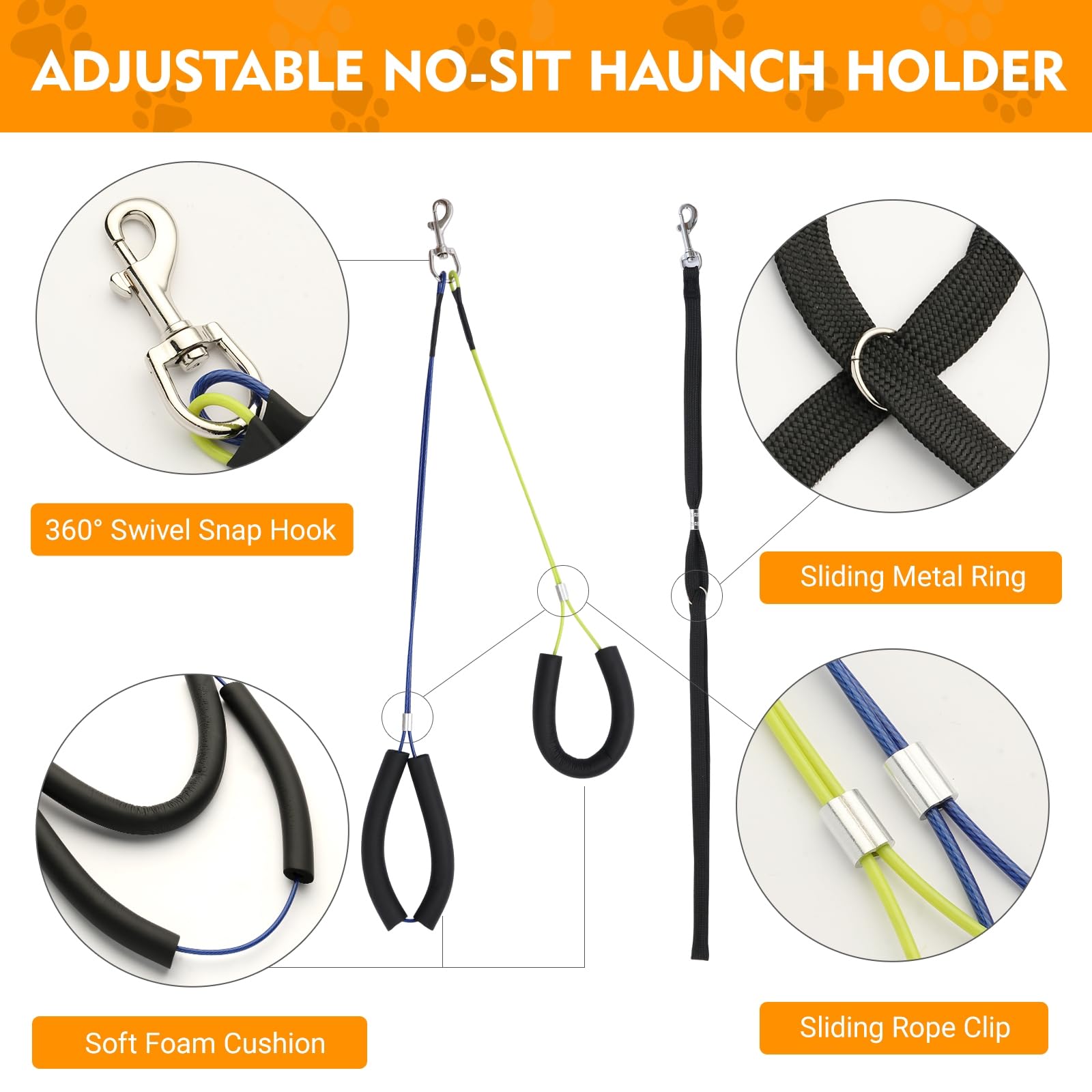 WeGXY dog grooming arm with durable metal construction resists rust for long-lasting use