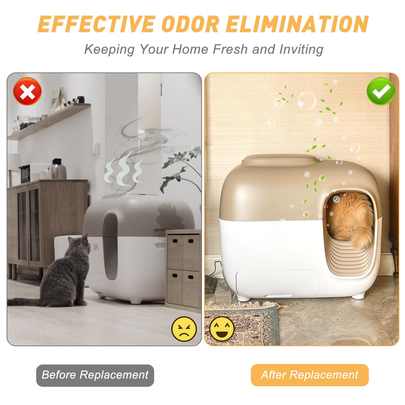 WEIGUZC Robertet fragrance box installed inside the PetSnowy Snow+ litter box