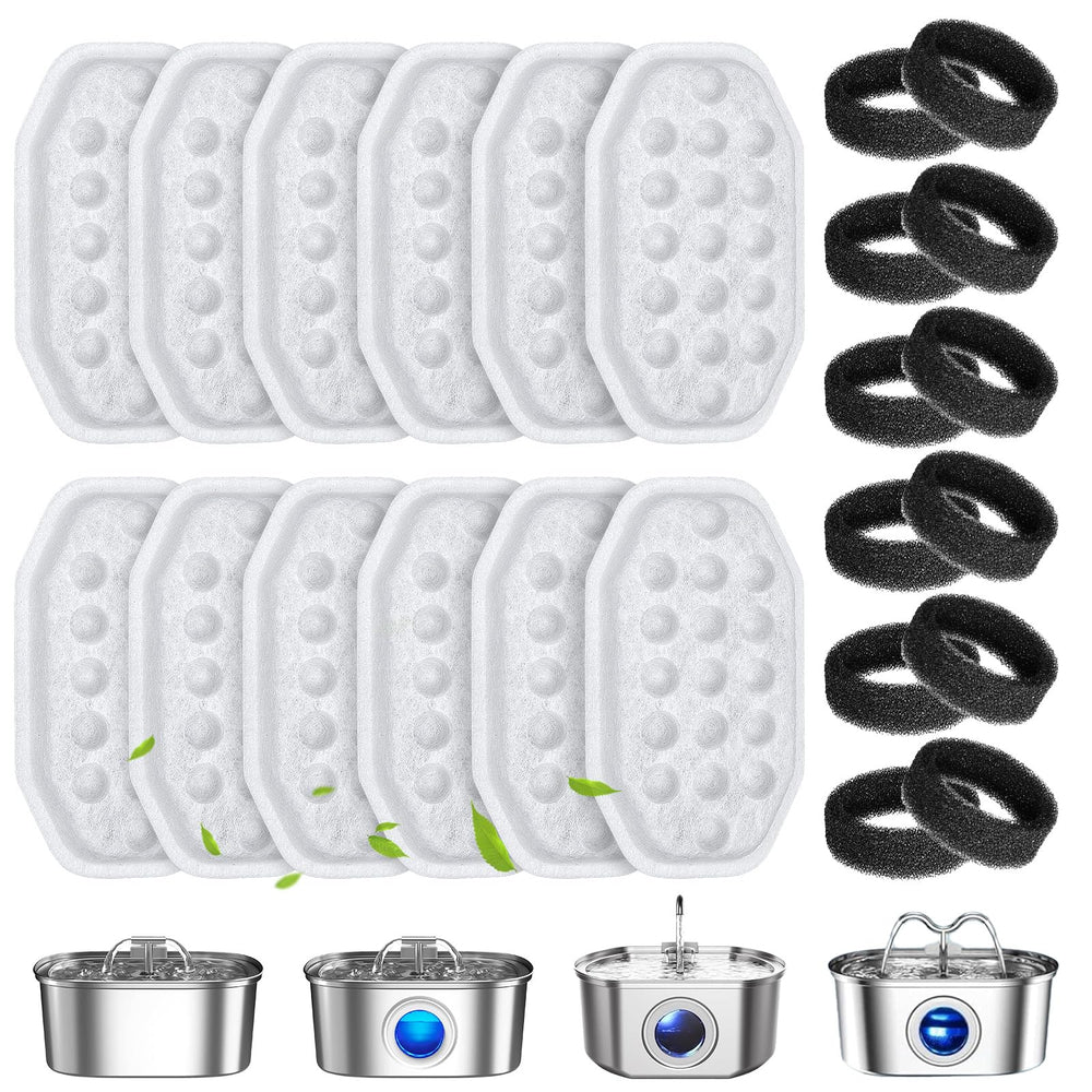 WEIKEY cat fountain filter pack keeps water clear for healthier hydration.