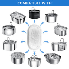WEIKEY triple-filtration system highlights carbon and cotton layers for better-tasting water.