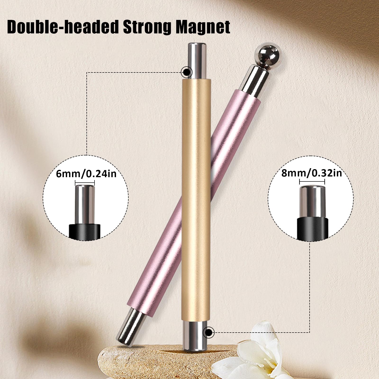 WEILUSI MEILINDS portable kit includes glass bead effect for subtle shimmer.