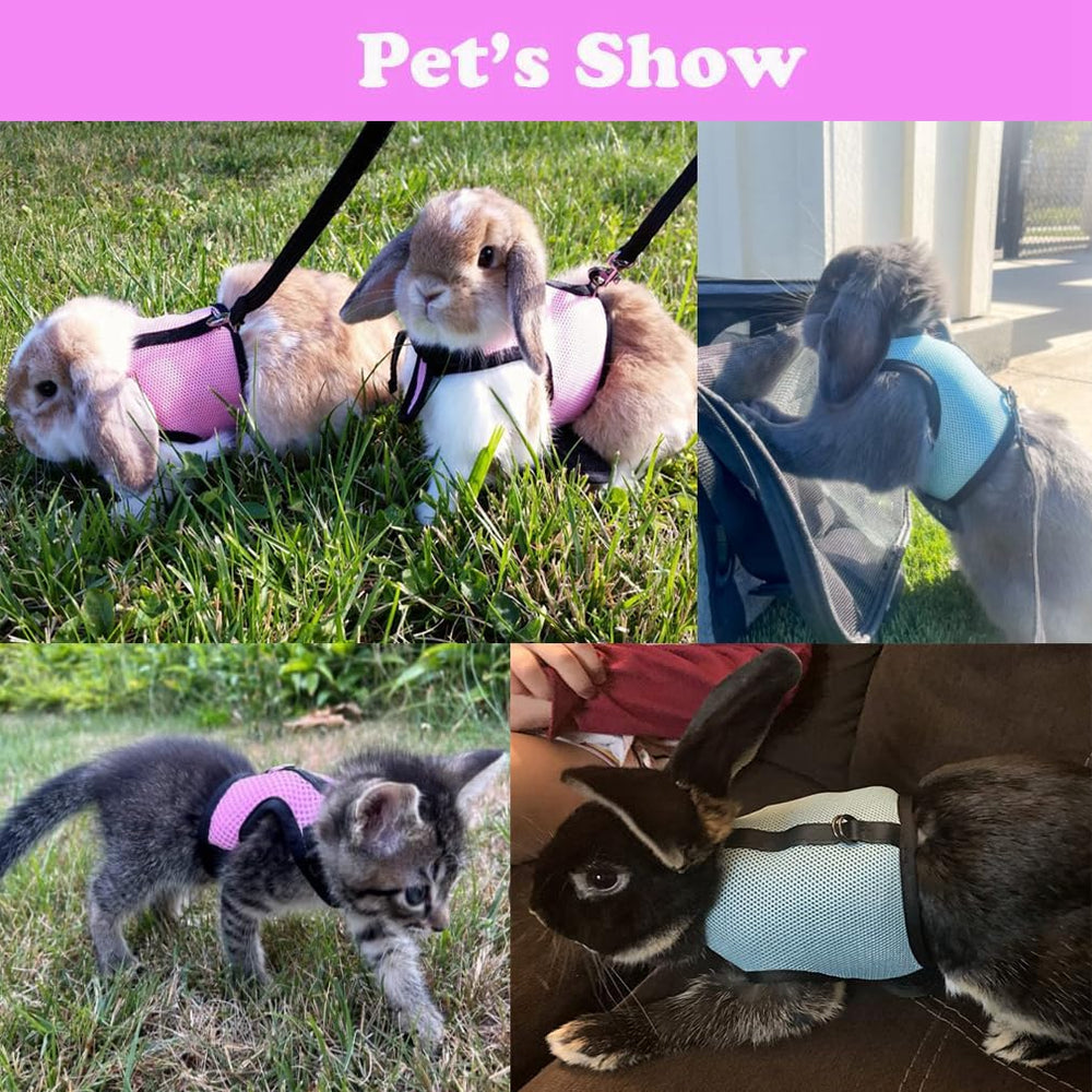 WeimoMonkey breathable mesh bunny vest keeps small pets cool