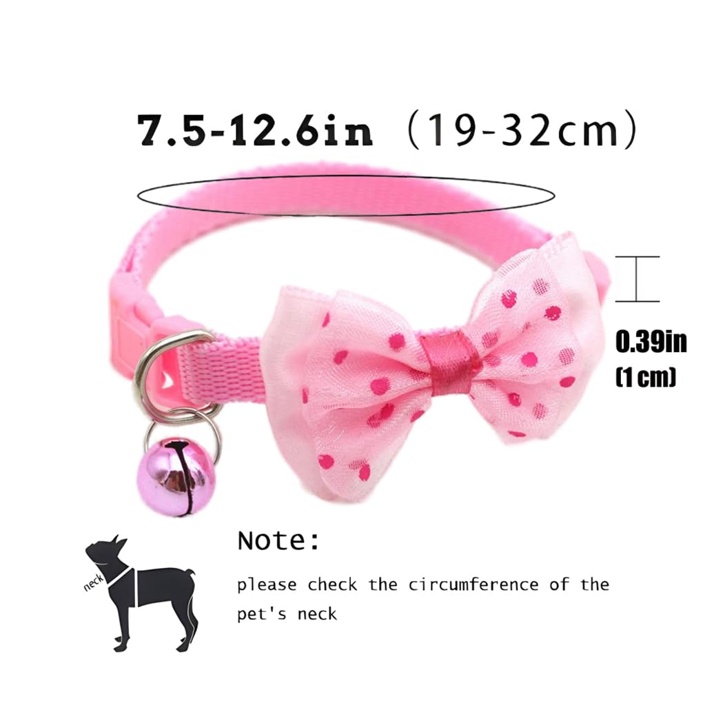 WeimoMonkey XXS purple bell dog collar improves visibility with cute appeal