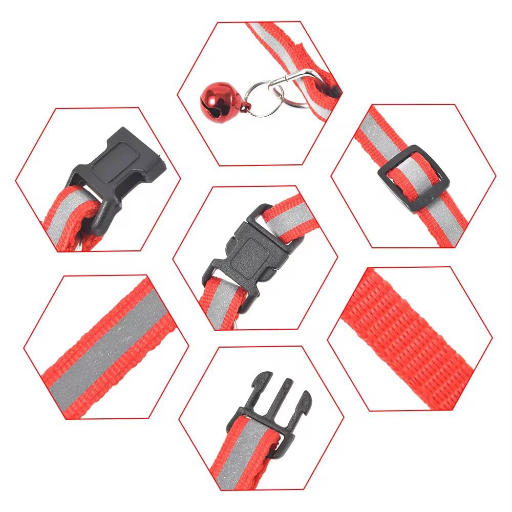 Weimostar pet safety visual with reflective strip during dusk walks improves visibility.