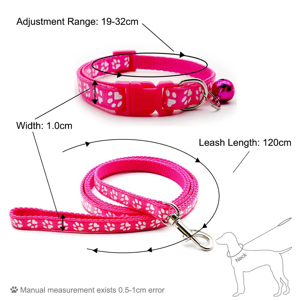 Weimostar removable bell feature on cat collar shows jingling tracking option.