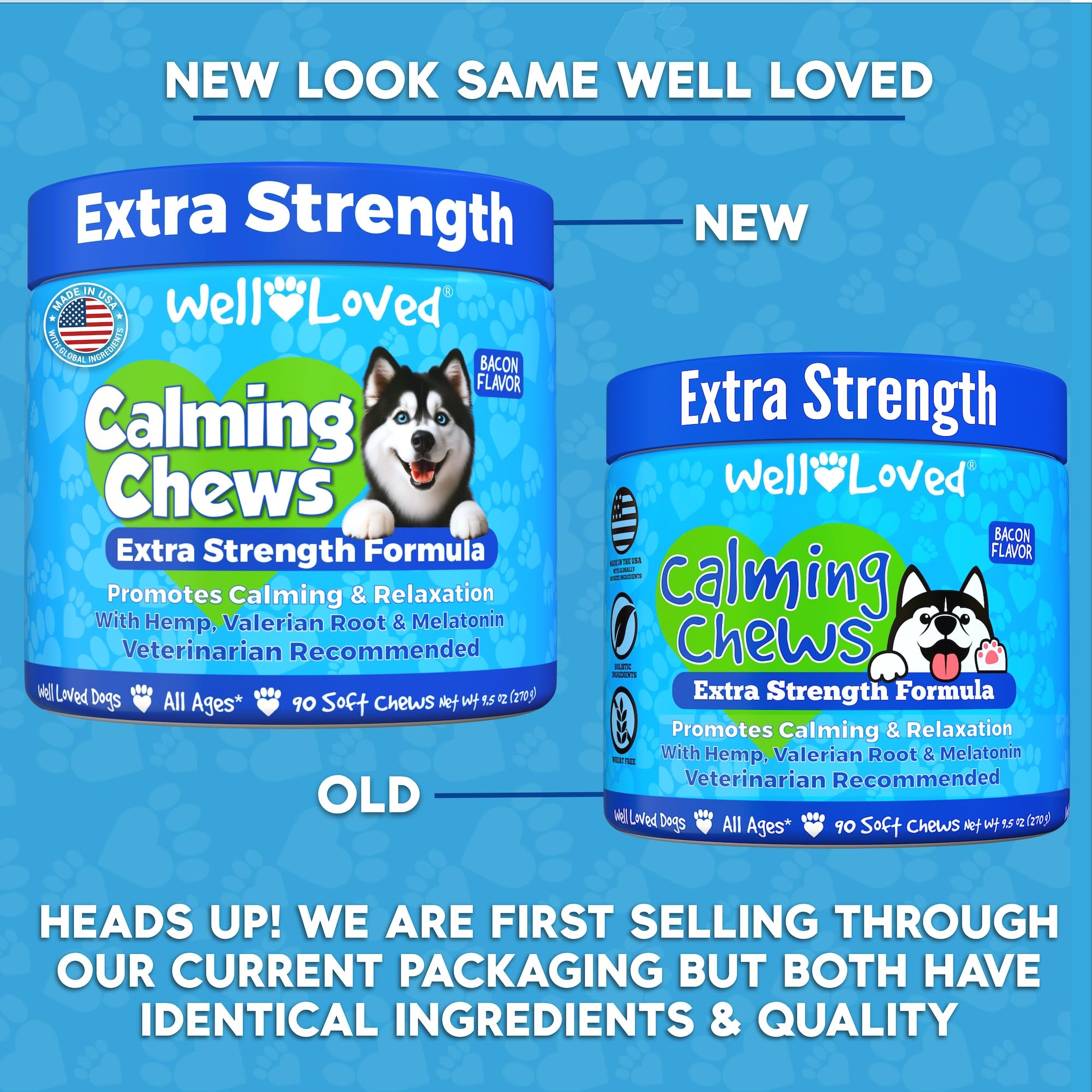 Well Loved Calming Chews fireworks scene highlights stress reduction during loud celebrations.