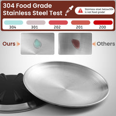 Wellbro stainless steel SUS304 bowls provide durable, safe feeding surface