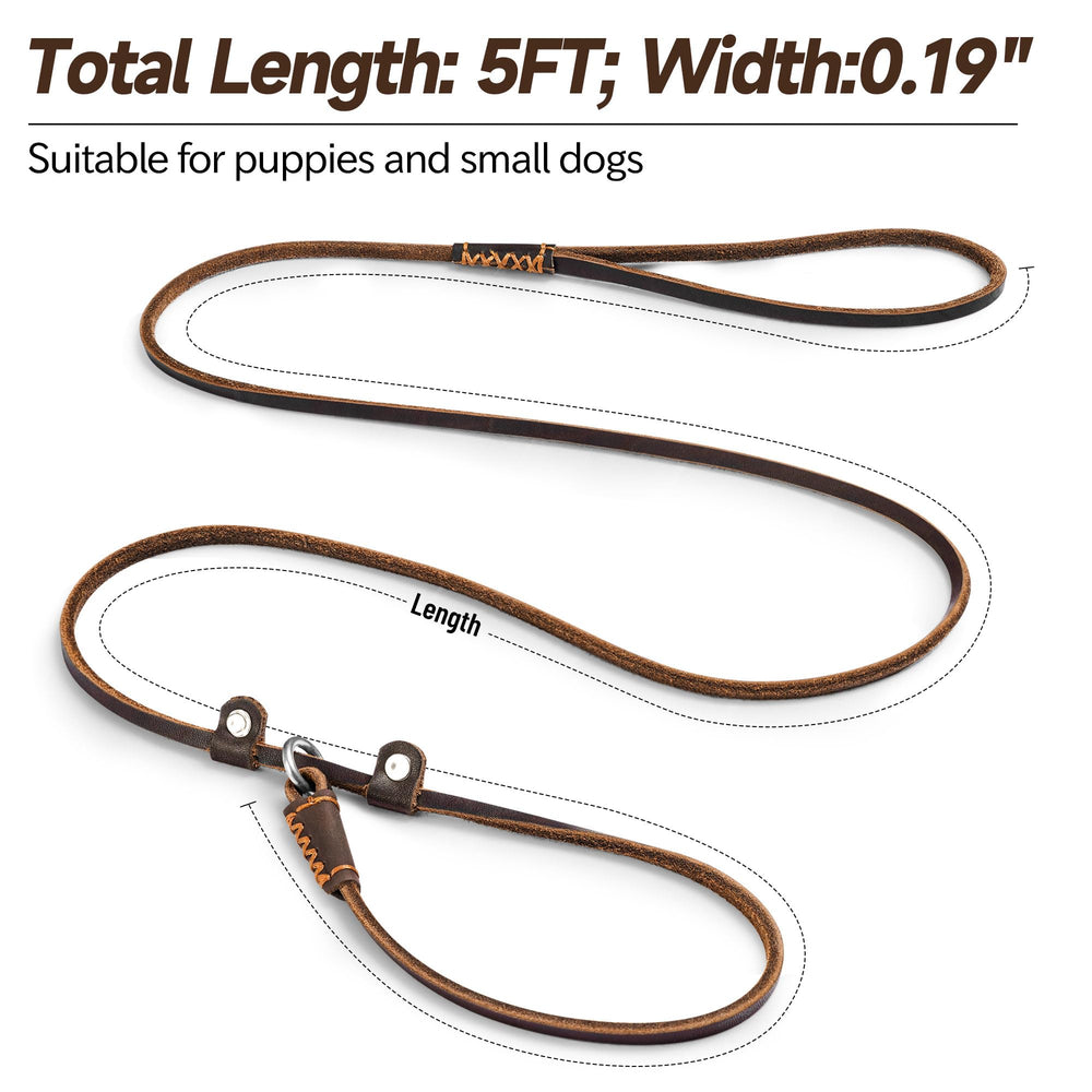 Wellbro leash with O-ring in brown emphasizes secure hardware and reliable grip.