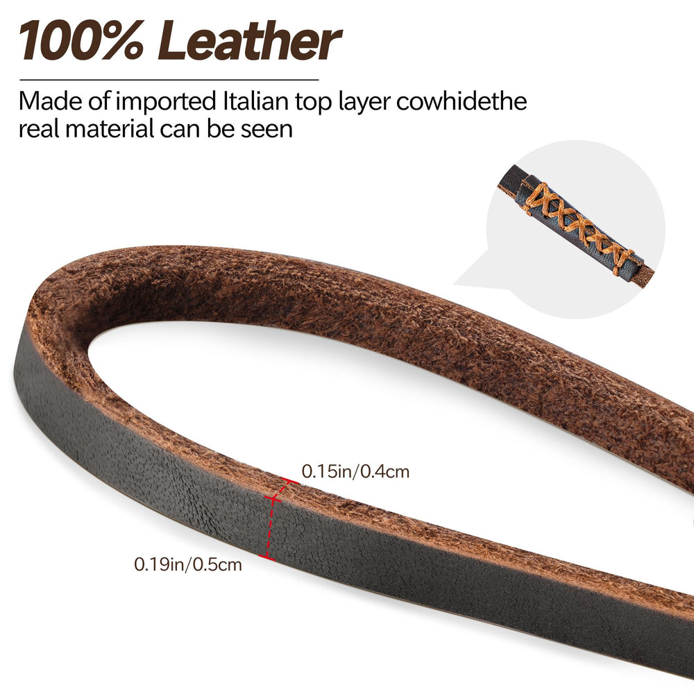 Wellbro slip-leash slim design brown demonstrates a lightweight profile for everyday walks.