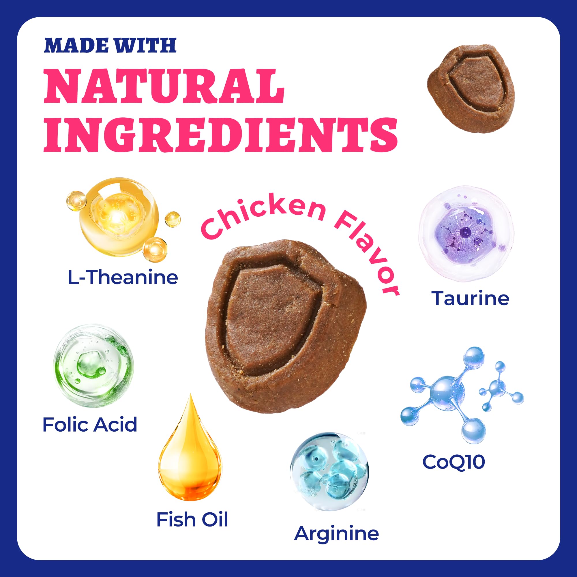 Wellix Cardio Bites packaging highlighting ingredients and resealable pouch