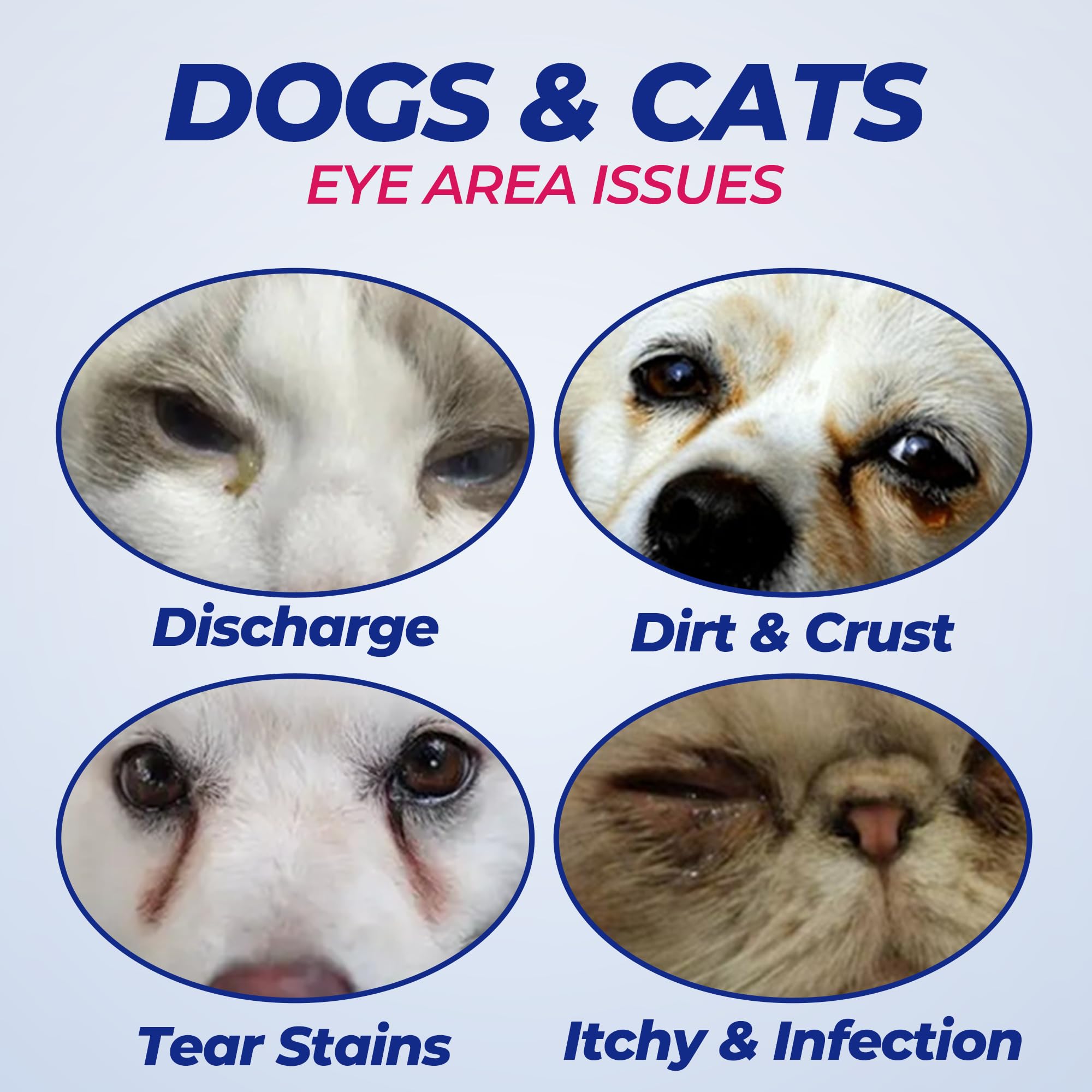 Wellix wipes texture up close for gentle eye cleaning in pets.