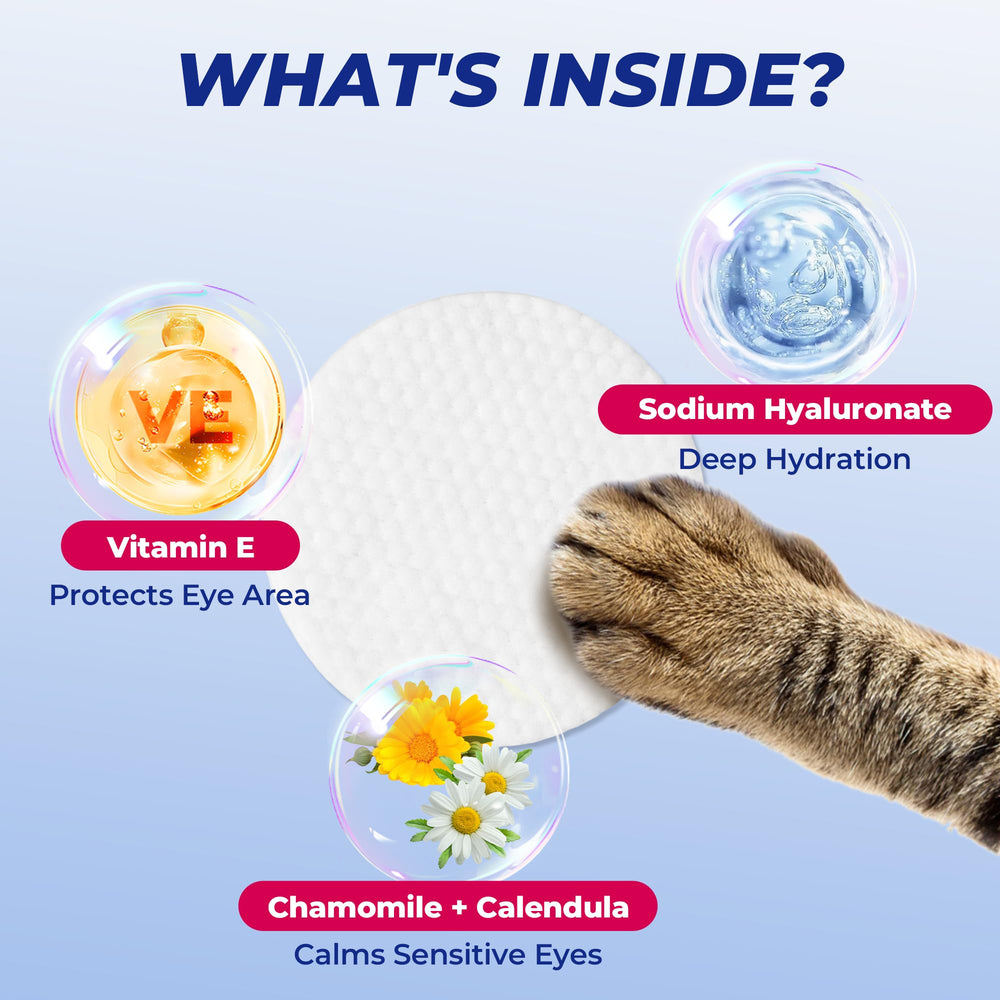 Wellix gentle formula with chamomile and calendula for delicate eyes.