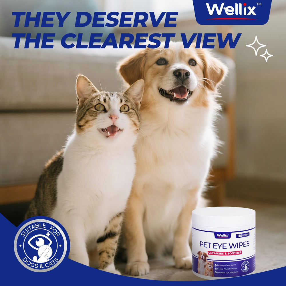 Wellix wipes suitable for all sizes and ages of pets.