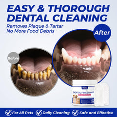 Wellix dog teeth wipes texture closeup reveals dual-textured surface for effective cleaning
